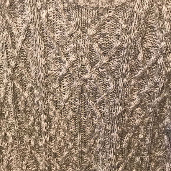 Grey Cable Knit Sweater - Picture 3 of 6